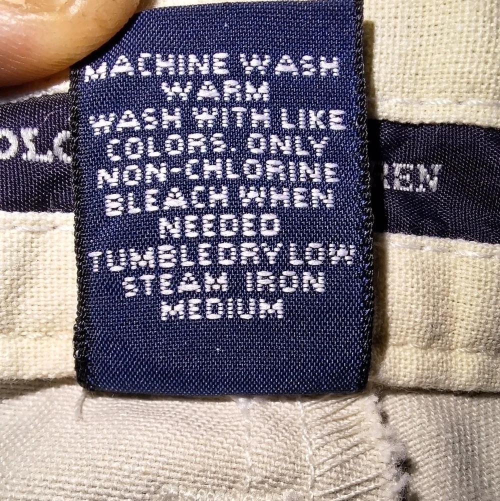 Ralph Lauren Polo Chino men's 100% cotton pants in a size 36x30.